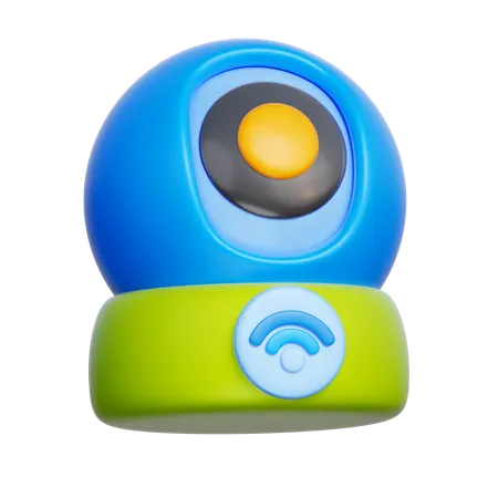 Smart Security Camera  3D Icon