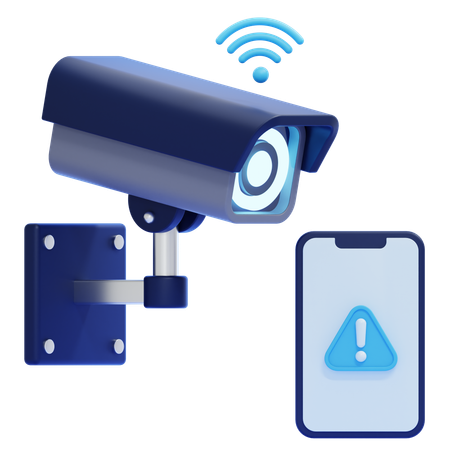 Smart Security Camera  3D Icon