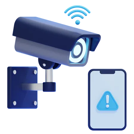 Smart Security Camera  3D Icon