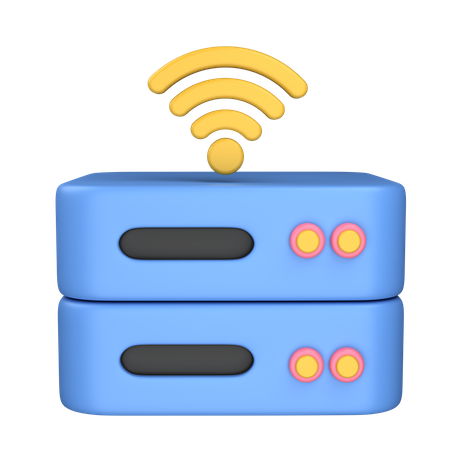 Smart Server  3D Icon