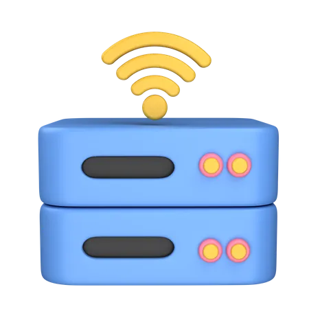 Smart Server  3D Icon