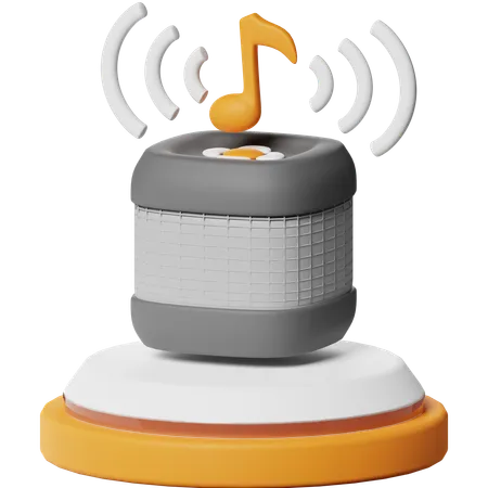 Smart Speaker  3D Icon