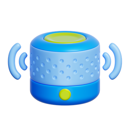 Smart Speaker  3D Icon