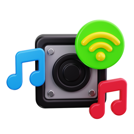 Smart Speaker  3D Icon