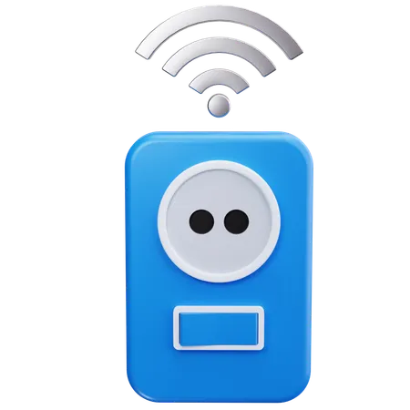 Smart-Steckdose  3D Icon