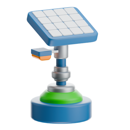 Smart Street Lamp  3D Icon