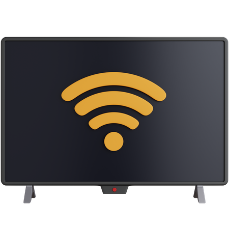 Smart Television  3D Icon