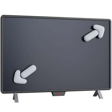 Smart Television  3D Icon