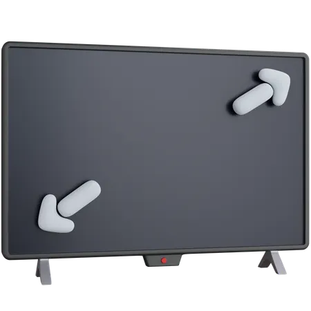 Smart Television  3D Icon