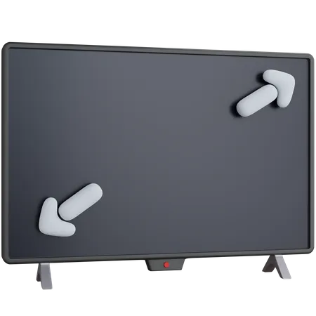 Smart Television 3D Icon