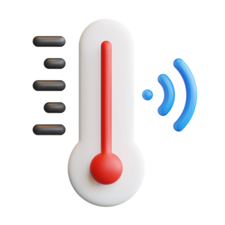 Smart Thermometer  3D Icon