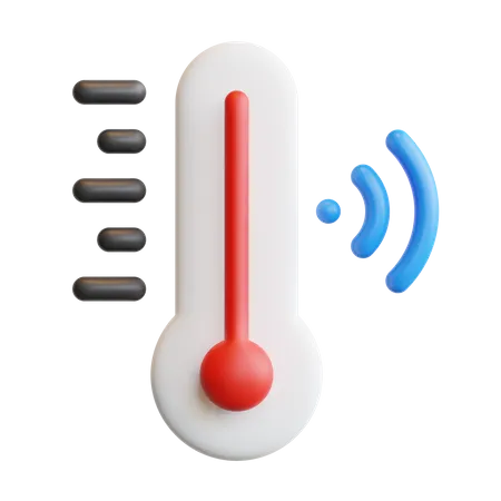 Smart Thermometer  3D Icon