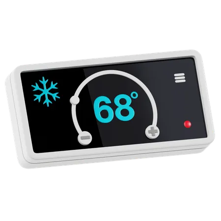 Smart Thermostat  3D Icon