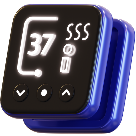 Smart Thermostat  3D Icon