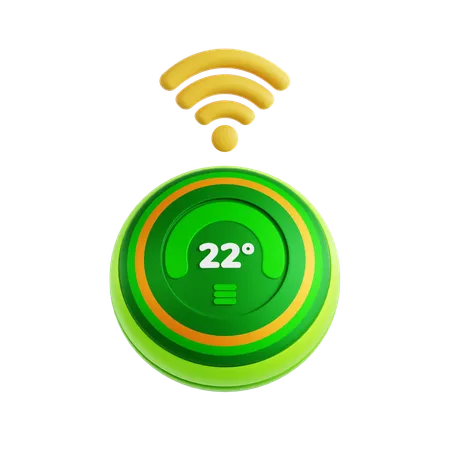 Smart Thermostat  3D Icon