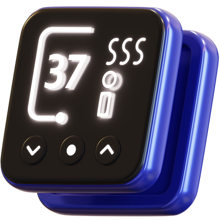 Smart Thermostat  3D Icon