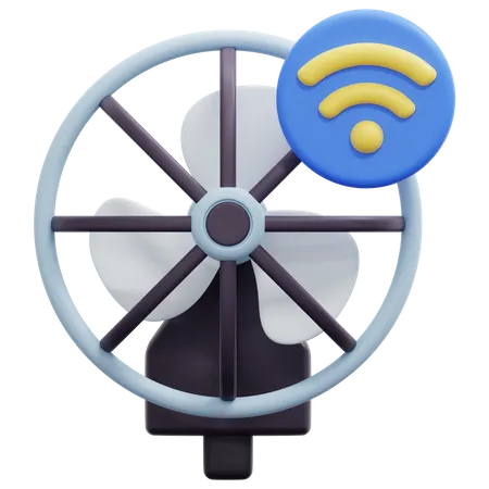 Intelligenter Tischventilator  3D Icon