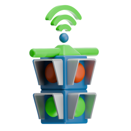 스마트 교통  3D Icon