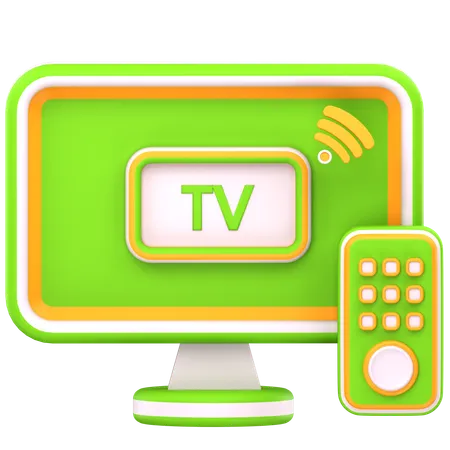 Smart TV  3D Icon