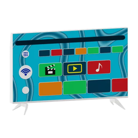 Smart TV  3D Icon