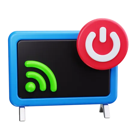 Smart-TV  3D Icon