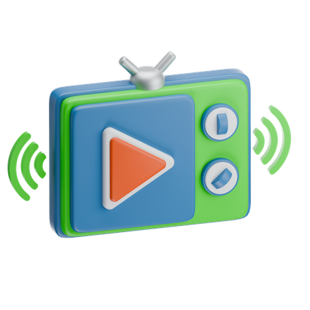 Smart Tv  3D Icon