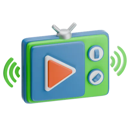 Smart Tv  3D Icon