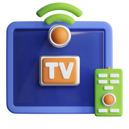 Smart Tv  3D Icon