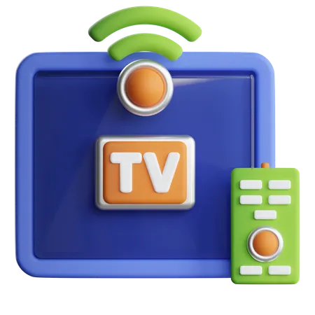 Smart Tv  3D Icon