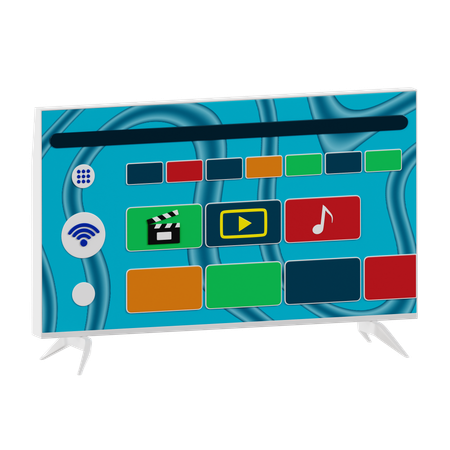 Smart TV  3D Icon