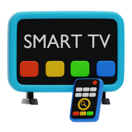 SMART TV  3D Icon