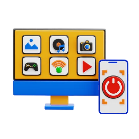 Smart Tv  3D Icon