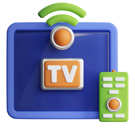 Smart Tv  3D Icon