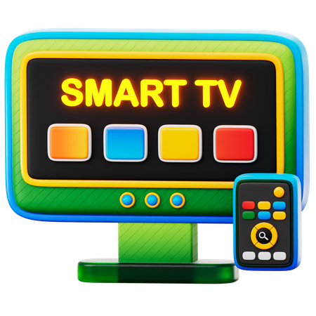 Smart Tv  3D Icon