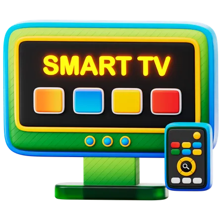 Smart Tv  3D Icon