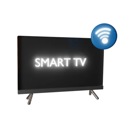 Smart Tv 3D Illustration