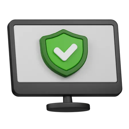 Smart TV Protection  3D Icon