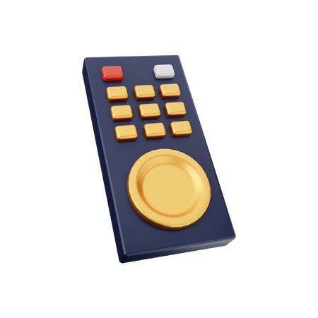 Smart Tv Remote  3D Illustration