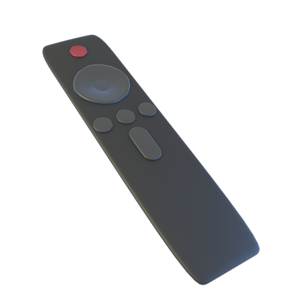 Smart TV Remote 3D Illustration