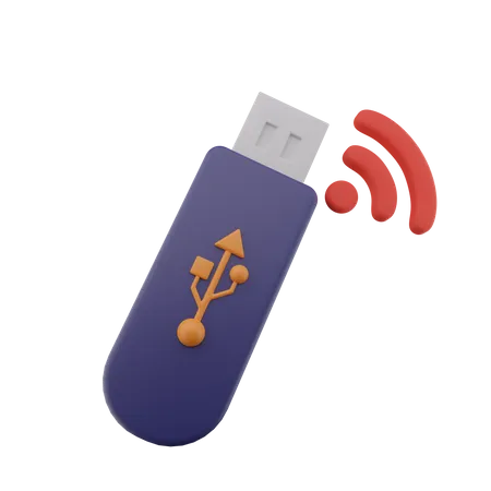 Intelligenter USB  3D Icon