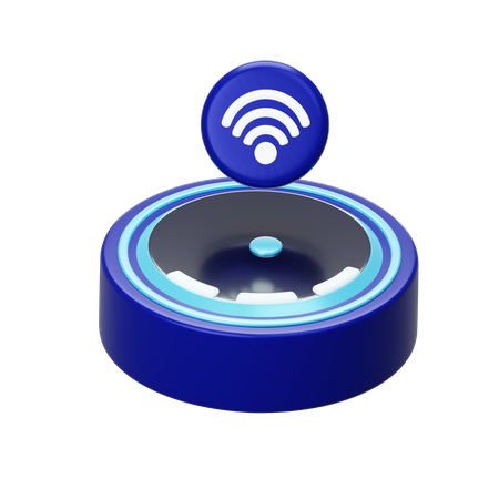 Smart Vacum Cleaner  3D Icon