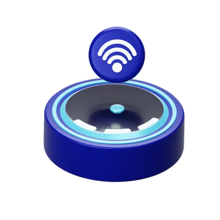 Smart Vacum Cleaner  3D Icon