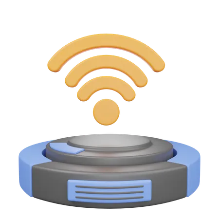 Smart Vacuum Cleaner  3D Icon