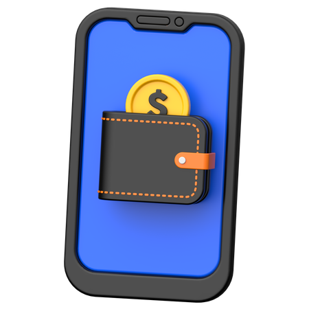 Smart Wallet  3D Icon