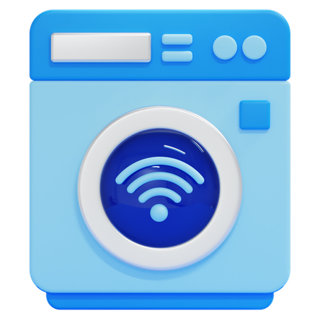 Smart Washing Machine  3D Icon