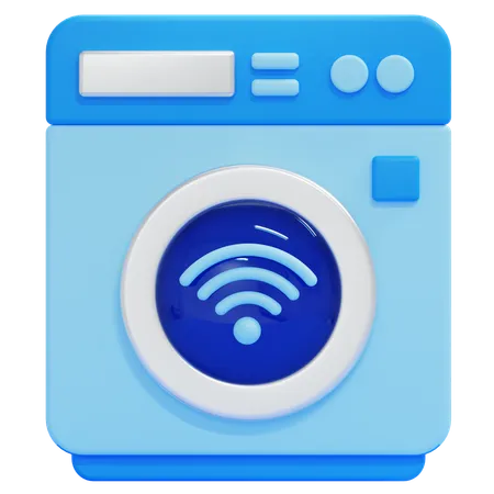 Smart Washing Machine  3D Icon