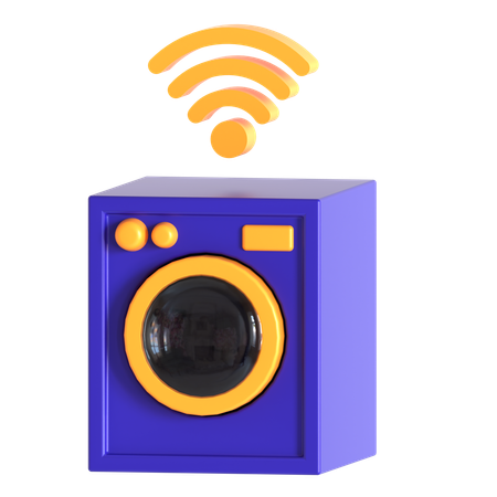 Smart Washing Machine  3D Icon