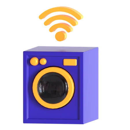 Smart Washing Machine  3D Icon