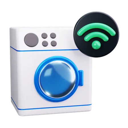 Smart Washing Machine  3D Icon