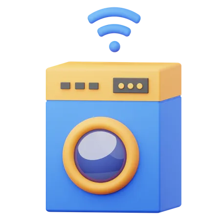 Smart Washing Machine  3D Icon